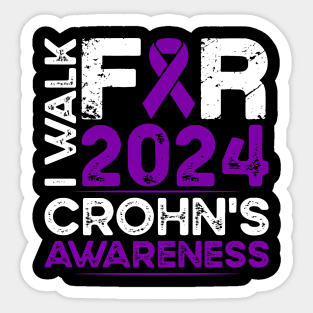 Crohn's Awareness Walk 2024 Sticker